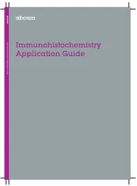 Immunohistochemistry Application Guide Common Abbreviations