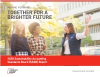 AEP's 2020 SASB Report