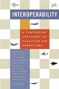 Interoperability: a Continuing Challenge in Coalition Air Operations