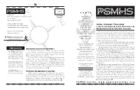 PSMHS Online : Www . Pugetmaritime . Org April Dinner Program