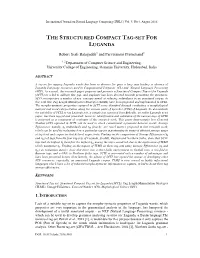 The Structured Compact Tag-Set for Luganda