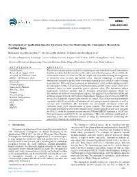 Development of Application Specific Electronic Nose for Monitoring the Atmospheric Hazards in Confined Space