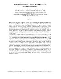 On the Implausibility of Constant-Round Public-Coin Zero-Knowledge Proofs⋆