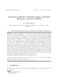 Scattering of Waves in the Phase Space, Quantum Mechanics, and Irreversibility
