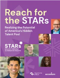 Shining Stars) Currently Work Fewer Or Lower Level Skills Than Higher-Wage Occupations
