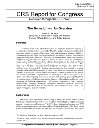 The Berne Union: an Overview