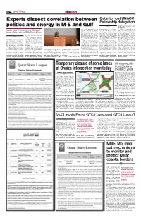 Experts Dissect Correlation Between Politics and Energy in M-E and Gulf