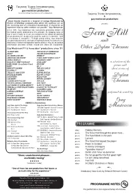 Fern Hill It, Manipulate It, Transport It