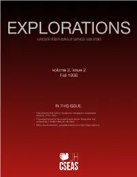 Volume 2, Issue 2 Fall 1998