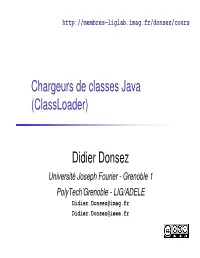 Chargeurs De Classes Java (Classloader)