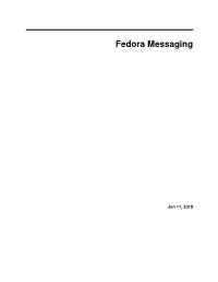 Fedora Messaging