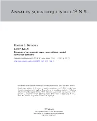 Maps with Polynomial Schwarzian Derivative Annales Scientiﬁques De L’É.N.S