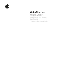 Quicktime User Guide