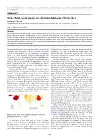 Web of Science and Scopus Are Not Global Databases of Knowledge