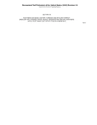 Harmonized Tariff Schedule of the United States (2020) Revision 14 Annotated for Statistical Reporting Purposes