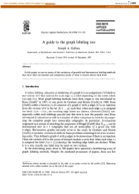 A Guide to the Graph Labeling Zoo
