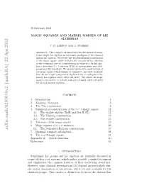 [Math.RA] 22 Apr 2002 Lsia Rus Hscetsadsicinbtentecascll Classical the Between the Distinction for a Available Only Creates Are This Which Groups, Groups