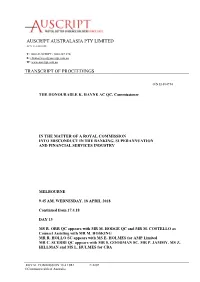 18 April 2018 – Final Transcript For