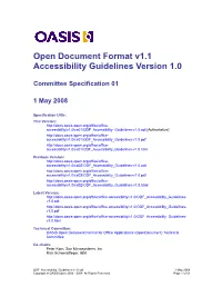 2 ODF Application Accessibility