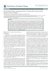 Flood Vulnerability Through the Eyes of Vulnerable People in Mid