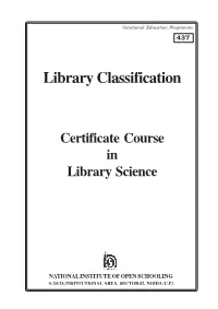 Library Classification