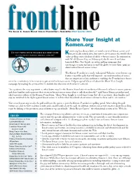 Share Your Insight at Komen.Org