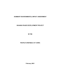 Summary Environmental Impact Assessment Shaanxi
