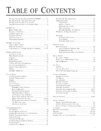 Table of Contents
