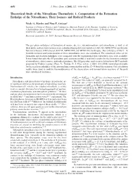 Theoretical Study of the Nitroalkane Thermolysis. 1. Computation of the Formation Enthalpy of the Nitroalkanes, Their Isomers and Radical Products