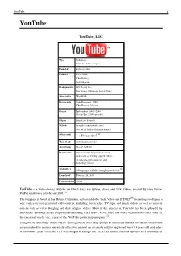 Youtube 1 Youtube