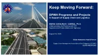 DPWH Usec Cabral Presentation