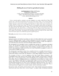 Shifting the Use of Leuit in Agricultural Systems