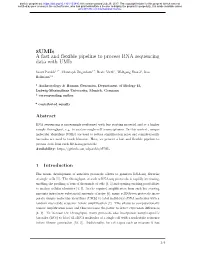 A Fast and Flexible Pipeline to Process RNA Sequencing Data with Umis