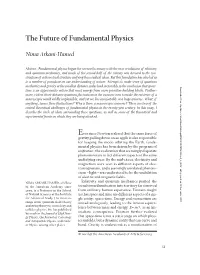 The Future of Fundamental Physics