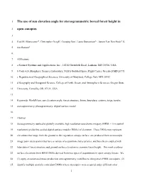 The Use of Sun Elevation Angle for Stereogrammetric Boreal Forest Height In