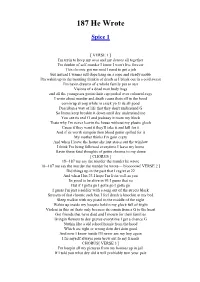 187 He Wrote