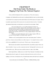 CHAPTER 39 out from Under the Rocks Or Digging It up from the National Enquirer