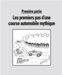 Les Premiers Pas D'une Course Automobile Mythique