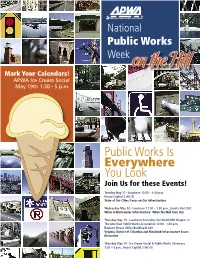 Public Works Is Everywhere You Look Join Us for These Events!