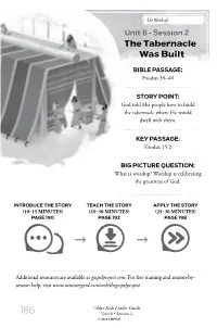The Tabernacle Was Built