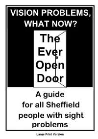 Vision Problems, What Now?