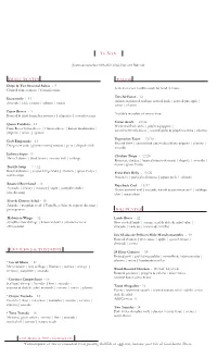 12.27.19 Food Menu with Price Changes