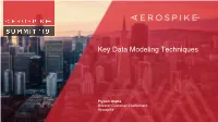 Key Data Modeling Techniques