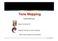 Tone Mapping