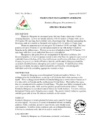 VMG Kentucky Bluegrass Revised 2017