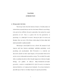 1 CHAPTER I INTRODUCTION A. Background of the Study