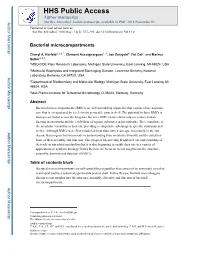 Bacterial Microcompartments