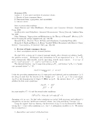 Economics 250A Lecture 1: a Very Quick Overview of Consumer Choice