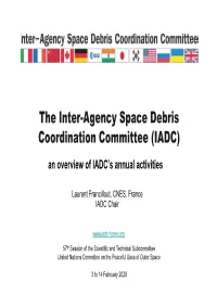 IADC-2020- UN COPUOS STSC Presentation Final
