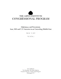 Iran, ISIS and U.S. Interests in an Unraveling Middle East